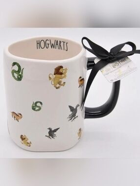 Rae Dunn • Harry Potter Hogwarts Four Houses Ceramic Collectible Mug NWT